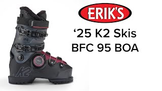 2025 K2 BFC 95 BOA Womens Ski Boots [upl. by Lekzehcey]