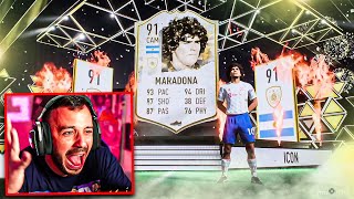 HO TROVATO MARADONA ICON FIFA 22 ITA [upl. by Suolhcin]