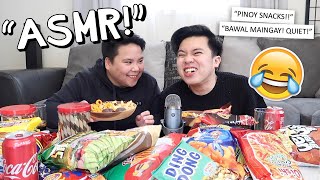 quotASMR PINOY CHICHIRYA WITH KIRAquot 🤫🤣 SAKIT SA TIYAN HAHA 🇵🇭  Kimpoy Feliciano [upl. by Llertniuq965]