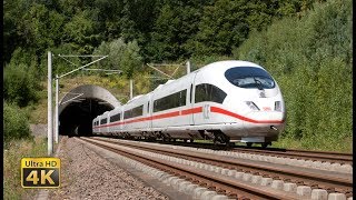 Feel the 300kmh  Germany ICE High speed trains  Frankfurt  Köln 4K [upl. by Secrest]