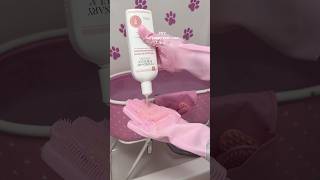 it’s bath time shorts puppy pink asmr asmrvideo poodle [upl. by Cam465]