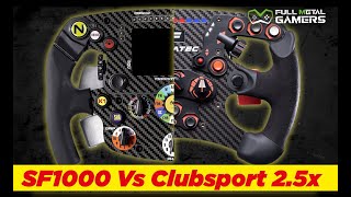 Thrustmaster sf1000 vs fanatec clubsport 25x [upl. by Alhahs]