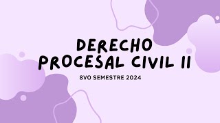 Ejecución en la Vía de Apremio PtI Derecho Procesal Civil II 120924 [upl. by Patsis171]