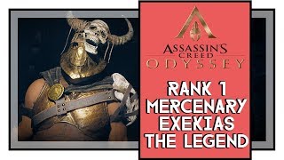 Assassins Creed Odyssey Exekias the Legend Cultist Location Rank 1 Mercenary [upl. by Ilona239]