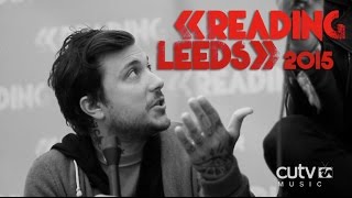 Frank Iero interview with CUTV at Reading Festival 2015 [upl. by Sevik]