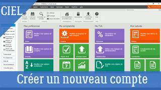 Création dun compte comptable dans Ciel Comptabilité [upl. by Egbert]