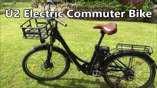 ISCOOTER U2 Electric Commuter Bike Review [upl. by Franciska264]