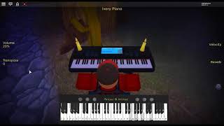 Ls Theme  Death Note by Yoshihisa Hirano on a ROBLOX piano Revamped [upl. by Ahsinirt]