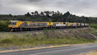 TasRail TR09 TR05 TR17 33 train alongside Glenwood Road [upl. by Perlie]