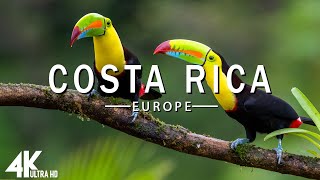 FLYING OVER COSTA RICA 4K UHD  Relaxing Music Along With Beautiful Nature Videos  4K Video HD [upl. by Wilhelmine]