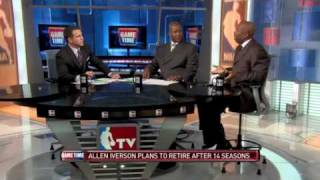 Kenny Smith talks about Allen Iversons retirement [upl. by Aran]