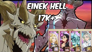 KH BOSS EINEK HELL PUSHWEEK 17K  7DS GRAND CROSS [upl. by Carrol]