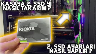 MASAÜSTÜ SİSTEMİNİZE 2SSD NASIL TAKILIR 2SSD AYARLARI NASIL YAPILIR [upl. by Lunseth426]