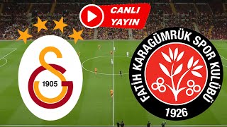 GALATASARAY KARAGÜMRÜK MAÇI CANLI İZLE [upl. by Novel118]