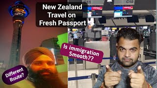 New Zealand Travel किया fresh Passport पे। He Travelled from a Different Route [upl. by Assiran787]