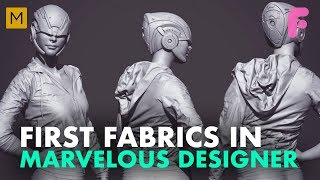 First Fabrics In Marvelous Designer  Free Chapter [upl. by Rise440]