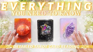 ⚠️EVERYTHING you NEED to know RN🍀💸🏡💕detailed af🔮✨pick a card ♣︎ tarot reading✨🔥 [upl. by Nairod]