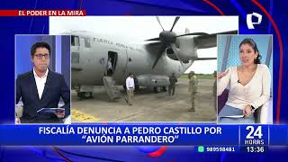 Pedro Castillo presentan denuncia contra expresidente por uso indebido de avión de la FAP [upl. by Allicsirp]