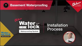 WaterLock Plus  Olshans Innovative Solution to Foundation Waterproofing [upl. by Llenaej]