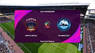 Chippa United vs Richards Bay FC 21092024 DStv Premiership PES 2021 [upl. by Cele7]