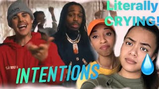 Justin Bieber Ft Quavo  INTENTIONS Official Music Video REACTION [upl. by Ainez]