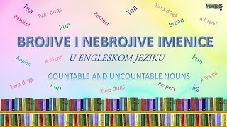 Brojive i nebrojive imenice u engleskom jeziku  Countable and Uncountable Nouns [upl. by Adidnac]