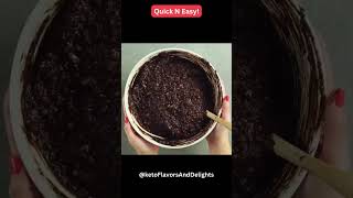 Cauliflower Chocolate Cake ketofoods [upl. by Jaeger]