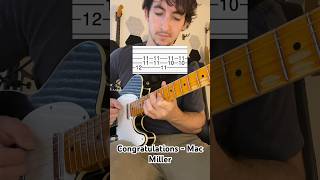 How to play Congratulations  Mac Miller on guitar 🎸😎 guitartabs guitarlesson macmiller [upl. by Johns]