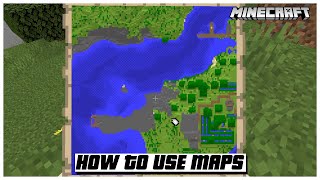 HOW TO USE MAPS IN MINECRAFT CARTOGRAPHY TABLE  🇺🇸 shorts [upl. by Glanville581]