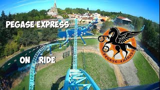 PEGASE EXPRESS  Parc Astérix  On ride [upl. by Leanatan557]