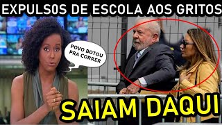 LULA E JANJA SAI PRA VOTAR MAS SÃO HUMLHADOS EM ESCOLA [upl. by Joellyn]