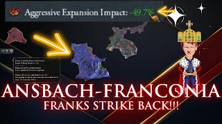 EU4 134 Ansbach amp Franconia Guide  Franks strike back Personal Union on France as Ansbach [upl. by Ellinej]