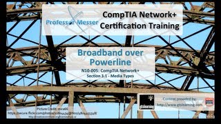 Broadband over Powerline  CompTIA Network N10005 31 [upl. by Eerat789]