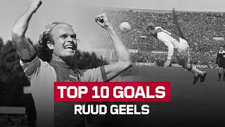 TOP 10 GOALS RUUD GEELS  Superstriker of the Seventees ⭐️ [upl. by Duck621]