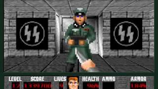 PC  Wolfenstein 3D Castle Totenkopf SDL  Level 12 [upl. by Cicenia]