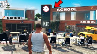 I Turned Franklins House into a SCHOOL in GTA 5 [upl. by Birk]