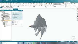 Haciendo Turbinas eólicas helicoidales en Solid Edge 2024 [upl. by Narhet]