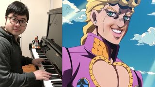 Giorno Theme but I played it Major Key [upl. by Llerrehs559]