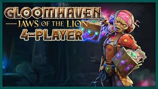 BUSTIN DOWN DOORS  Gloomhaven 4Player Gameplay [upl. by Capon]