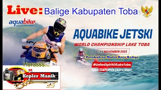 Siaran Langsung Aquabike World Championship Danau Toba 2023  Balige [upl. by Cristi]