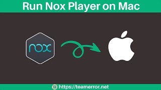 How to run Nox player on mac  Run android apps on Mac [upl. by Trinette]