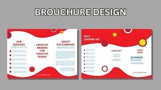 brochure design ideas and tri fold brochure design [upl. by Bobbye]