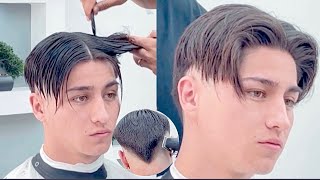 Corte de pelo librito✅ Degradado en V✅ Tutorial de Barberia a navaja y máquina hairstyle [upl. by Susejedairam]