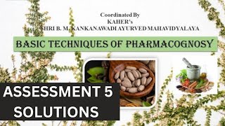 SOLUTIONS OF BASICS OF PHARMACOLOGY ASSESSMENT 5NCISM ELECTIVES BAMS [upl. by Lener324]