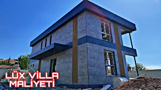 LÜX VİLLA TOPLAM MALİYETİ  EN GÜNCEL [upl. by Frohne]