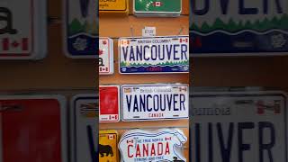 Canadian souvenirs in Vancouver British Columbia Canada travel vancouver bc shorts march [upl. by Tonye]