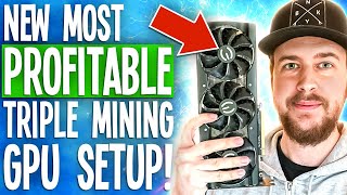 New most profitable triple mining setup GPU mining in 2023 [upl. by Fidole]