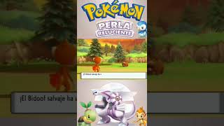 Pokémon perla reluciente 324Usando arañazo y Bidoof con su gruñidoShorts Pokémon Perla [upl. by Esirrehc]