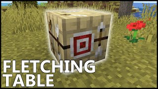 What Is The Use Of The FLETCHING TABLE In MINECRAFT [upl. by Renie]