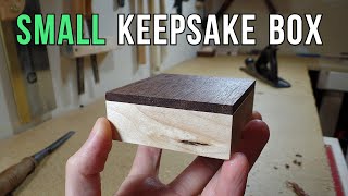 Hand Tools Only Building a Small Keepsake Box  Quiet Woodworking [upl. by Erlina]